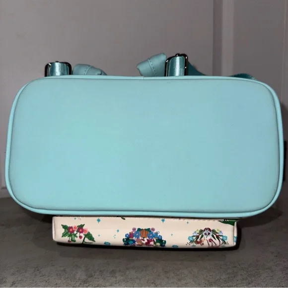 Loungefly Disney Princess Companion Floral Mini Backpack - Picture 5 of 6